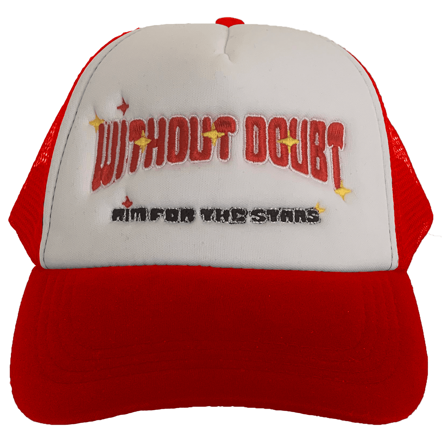Red Trucker Hat - Withøut Døubt.
